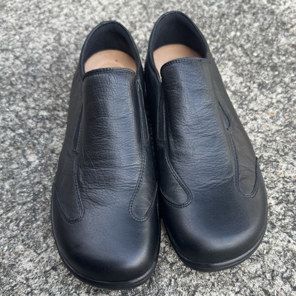 Birkenstock Footprints Black Leather Loafer EU 41 (US W 10-10.5, M 8-8.5)Comfort - Picture 2 of 10